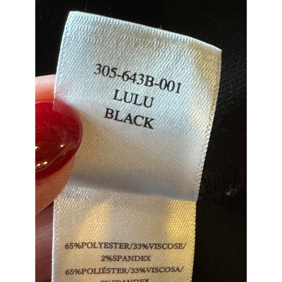 Rails‎ Top Women Medium Black Strapless Gold Button Front Lulu Party Cocktail - Picture 8 of 11